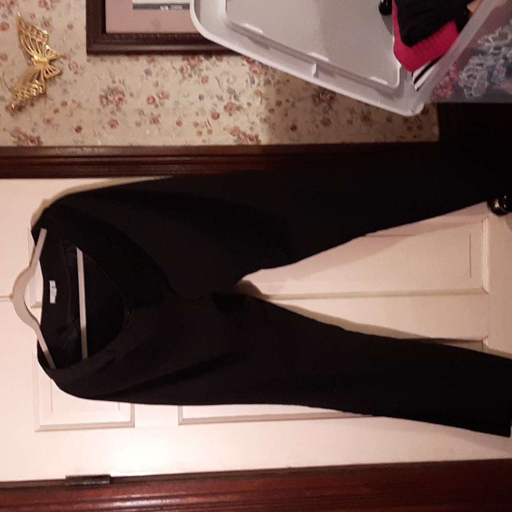 Black dress pants.